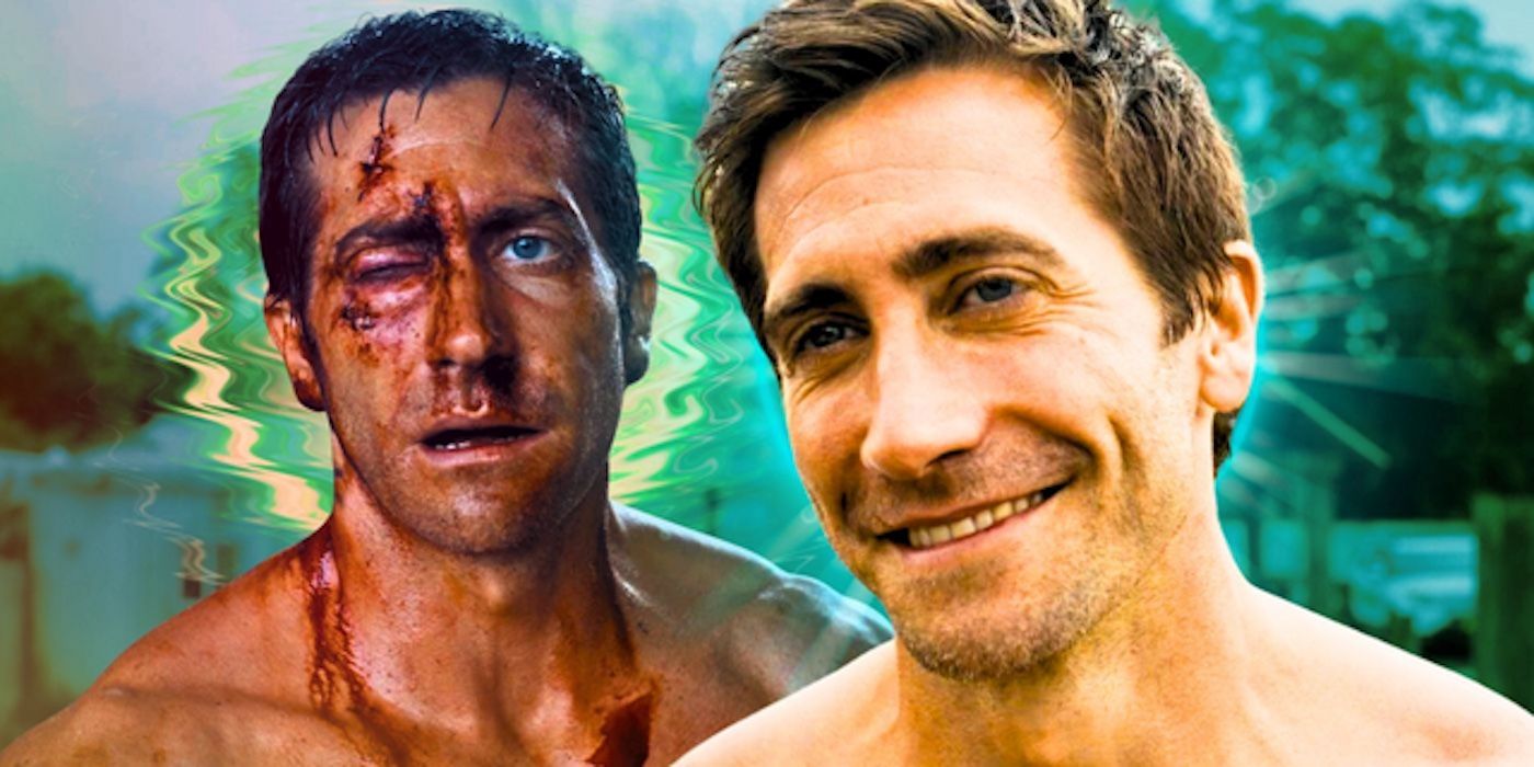 Jake Gyllenhaal's Dalton before and after a fight in Road House 2024