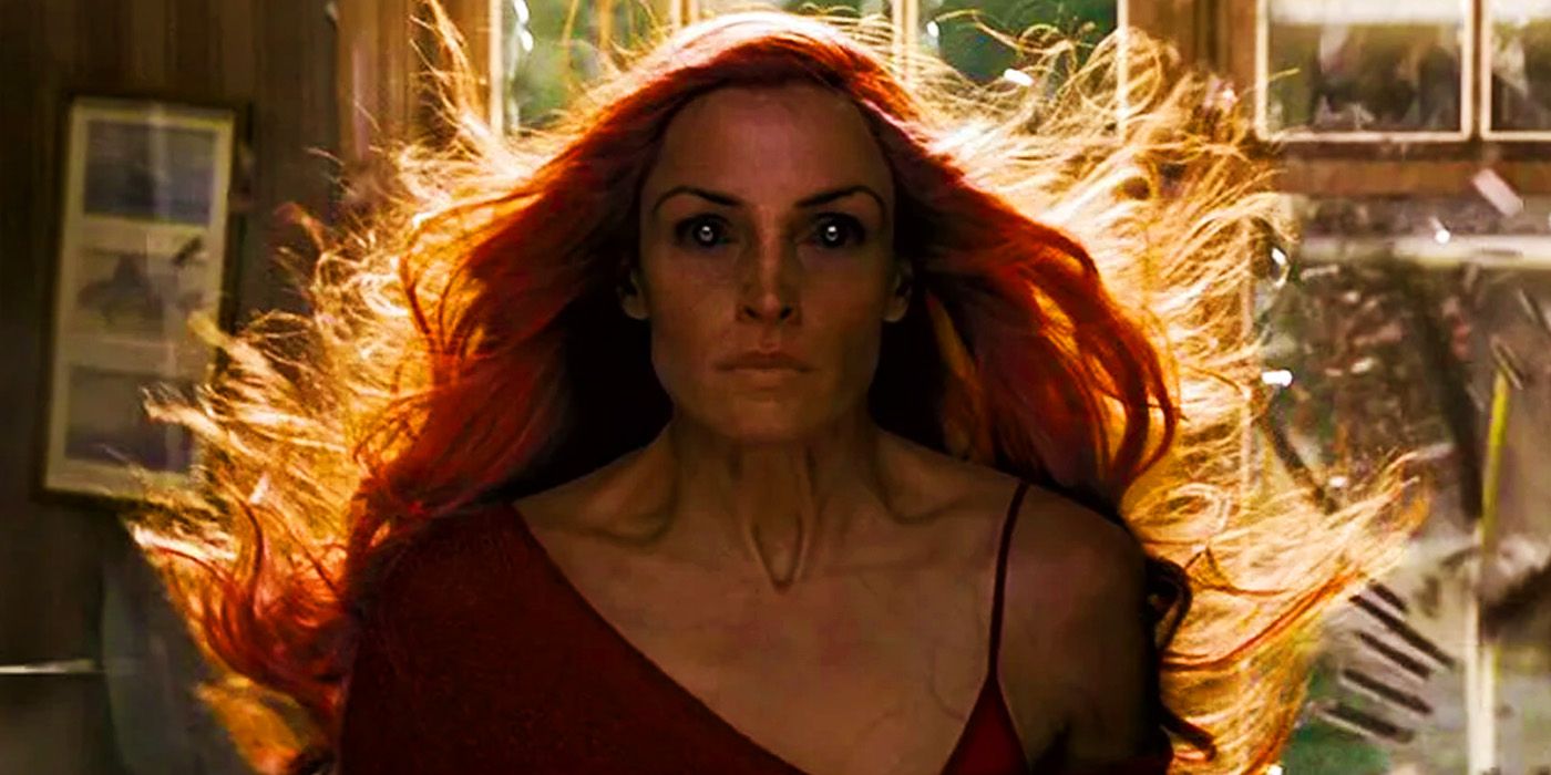 Jean Grey becoming the Dark Phoenix in X-Men The Last Stand