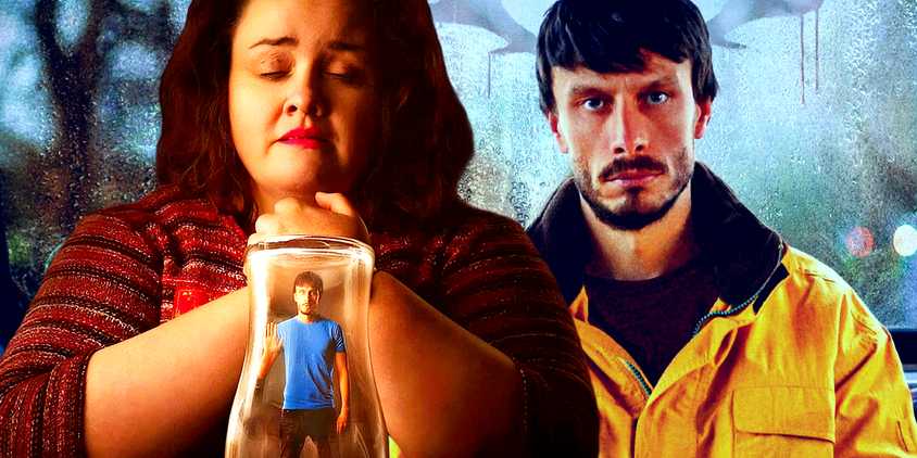 Jessica Gunning as Martha with Richard Gadd as Donny in Baby Reindeer