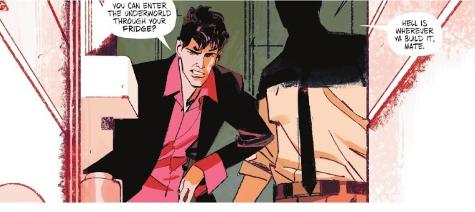 John Constantine and Dylan Dog in Batman and Dylan Dog #2