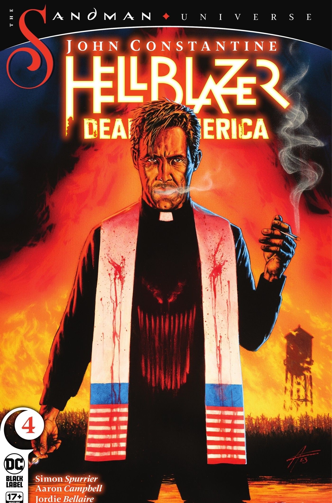 John Constantine Hellblazer Dead in America 4 COVER