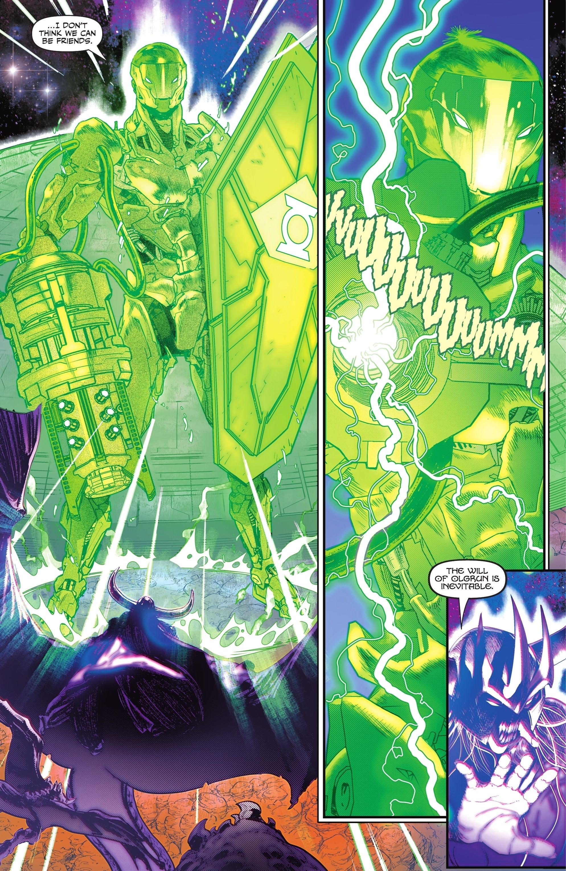 Green Lantern Just Forged His Own Iron Man Armor in Jaw-Dropping Power Feat