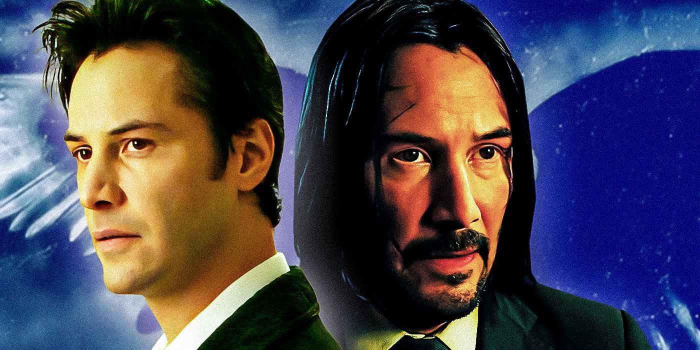 Keanu Reeves as Constantine and John Wick.