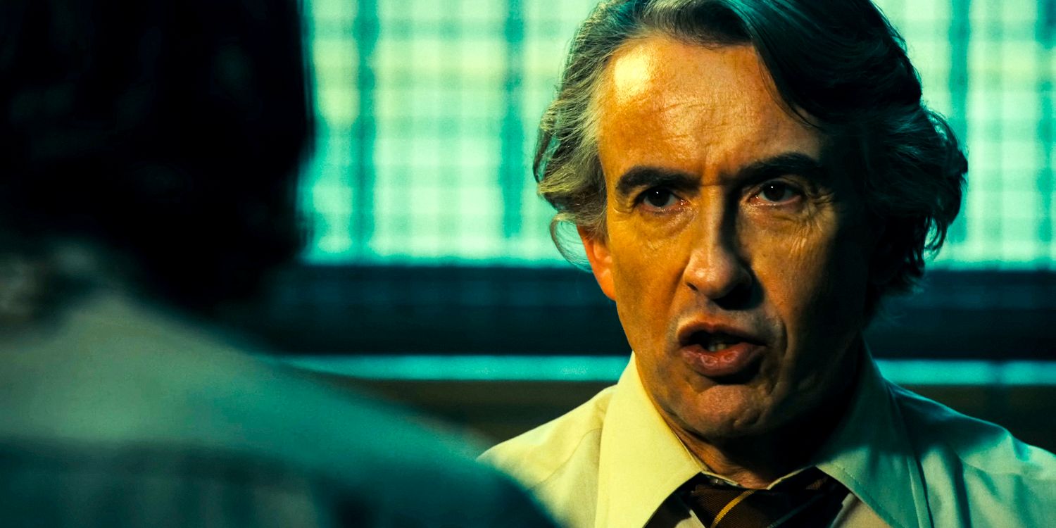 Steve Coogan in an unknown character, who appears to be an investigator in Joker: Folie à Deux
