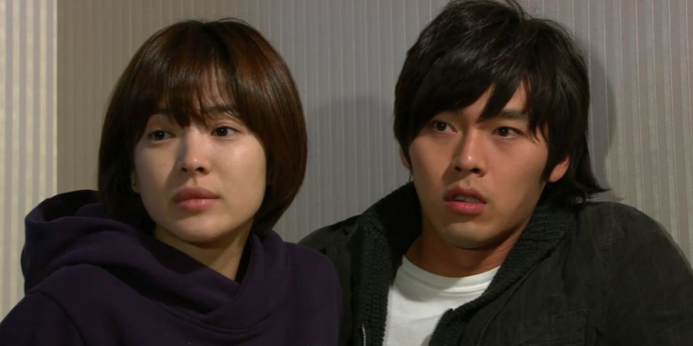 Jung Ji-oh (Hyun Bin) and Joo Joon-young (Song Hye-gyo) in Worlds Within