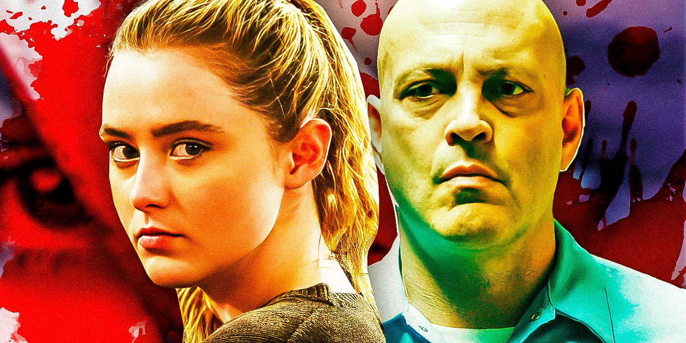 Kathryn Newton as Allie Pressman from The Society and Vince-Vaughn as Bradley Thomas from Brawl in Cell Block 99