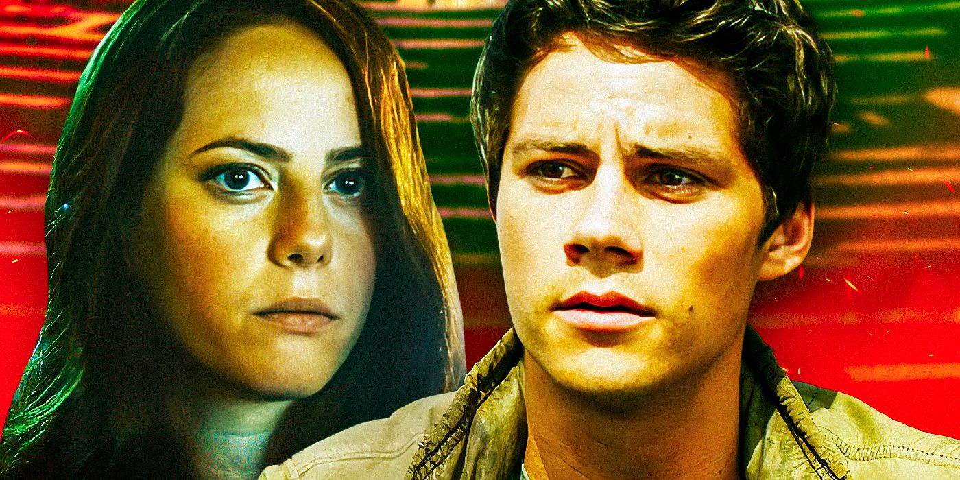 Kaya Scodelario as Tereas and Dylan O'Brien as Thomas from Maze Runner The Death Cure