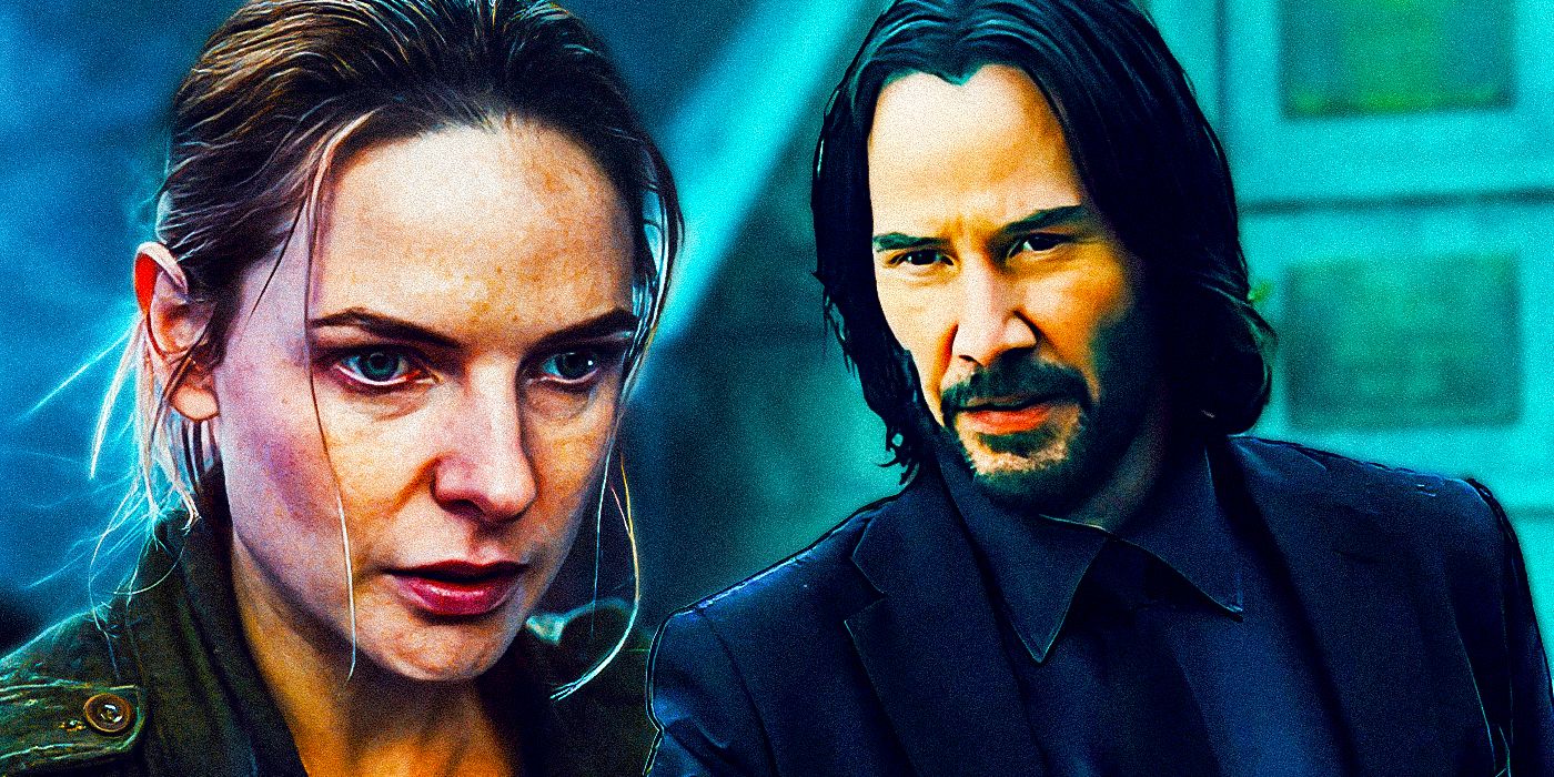 Rebecca Ferguson from Silo and Keanu Reeves from John Wick 4