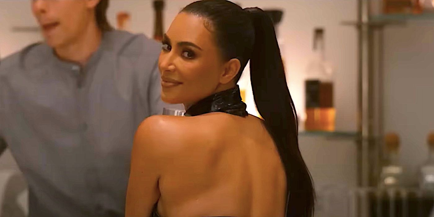 Kim Kardashian's Siobhan looks over her shoulder and smiles in American Horror Story season 12 Delicate part 2 trailer