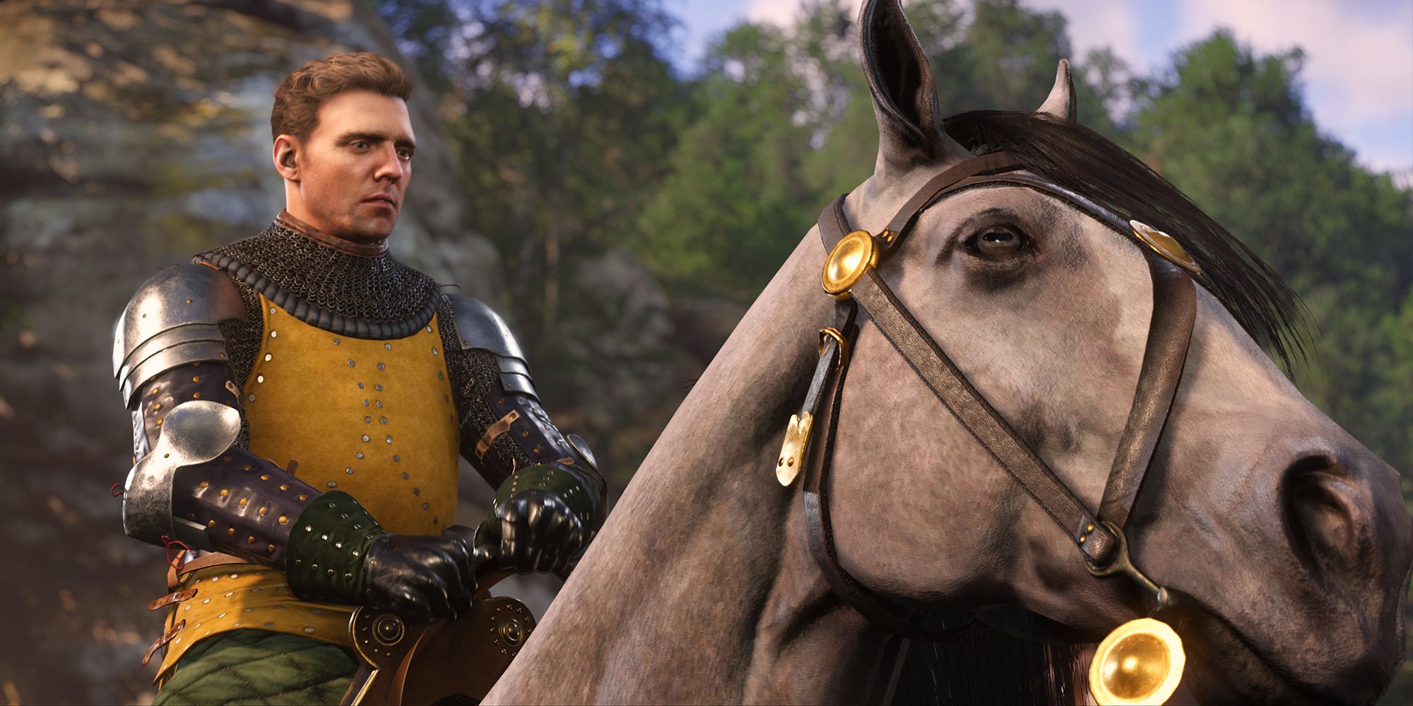 El noble Hans Capon a caballo en Kingdom of Salvation 2.