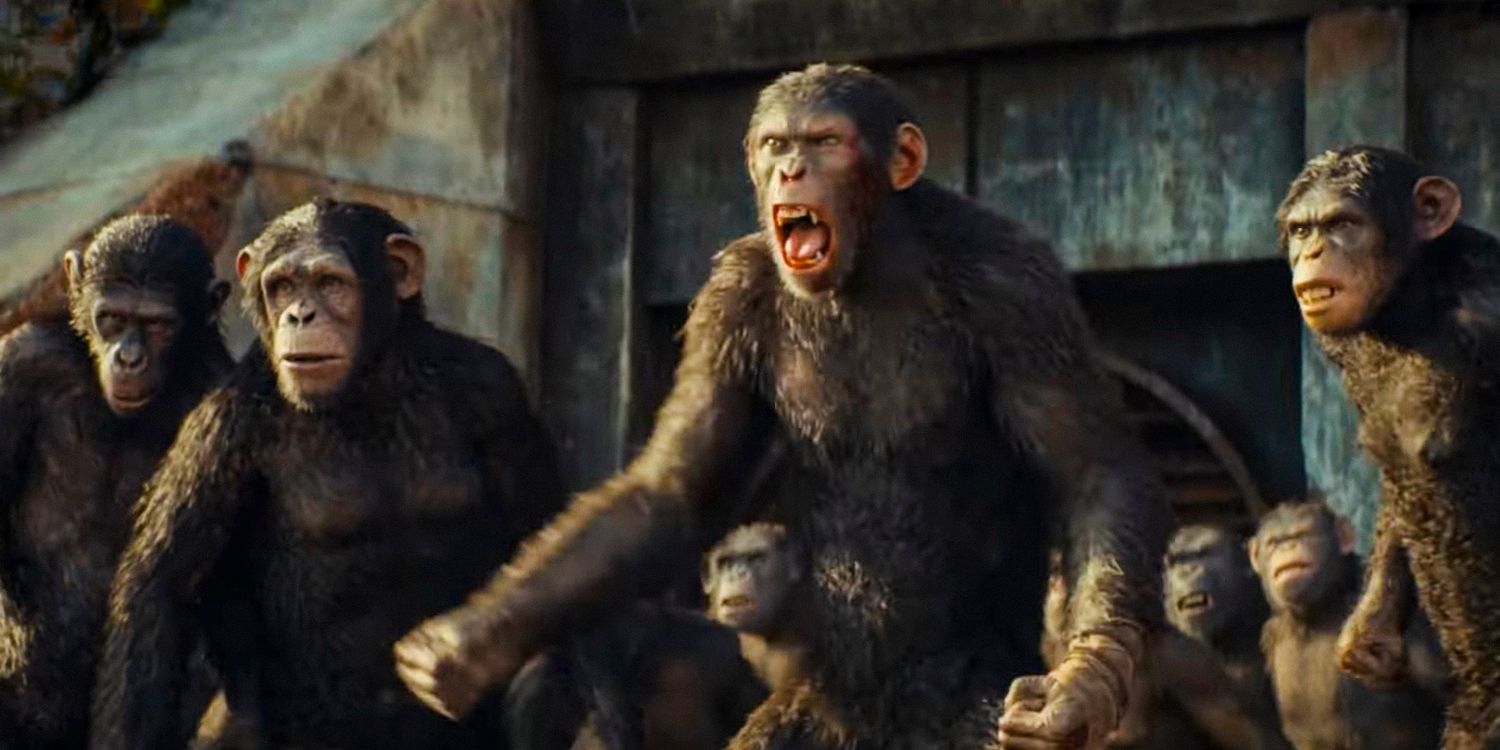 Kingdom Of The Planet Of The Apes Comes To Life As Horseback-Riding Apes Appear In Public