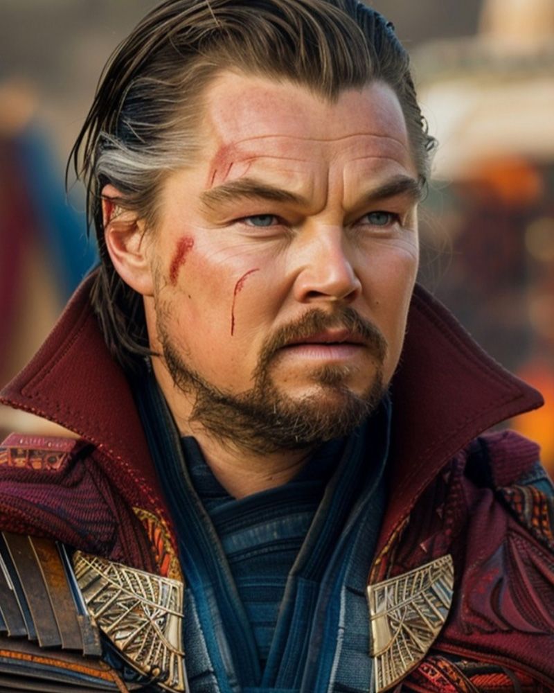 Leonardo DiCaprio as Doctor Strange in esheffects fan art