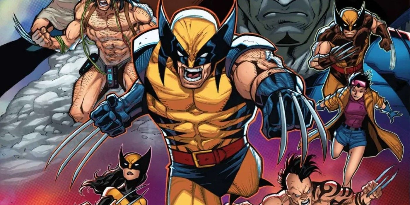 Image of various variants of Wolverine
