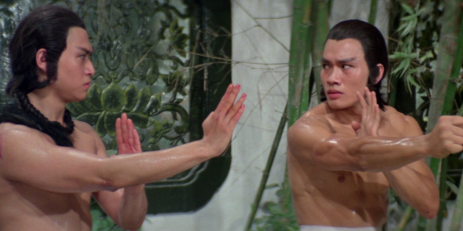 Lo Mang doing his training in Invincible Shaolin