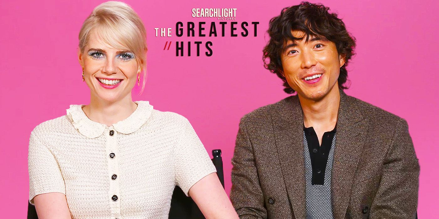 Lucy Boynton & Justin H. Min in The Greatest Hits interview