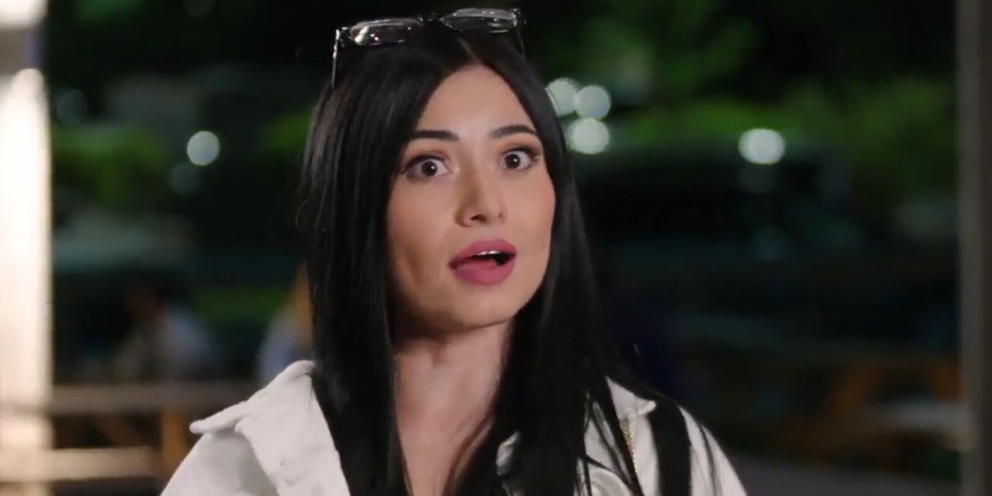 Luisa beltran looking surprised In 90 Day Fiance Single Life at Charlotte's Single's Event