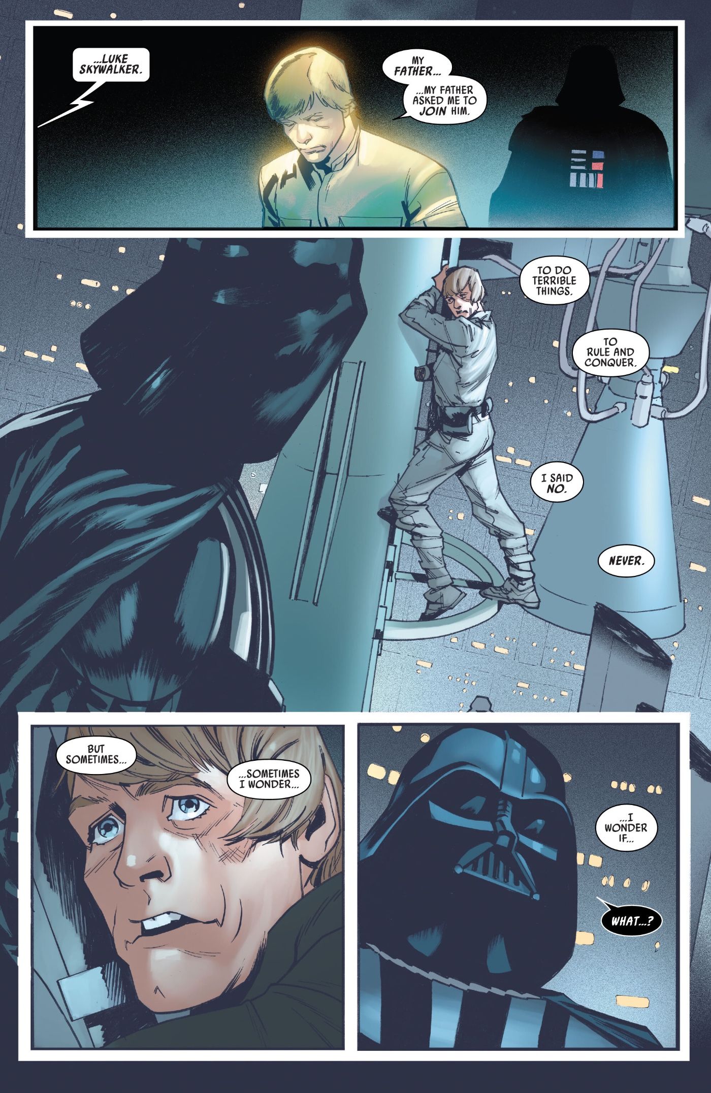 Luke considerou ingressar em Darth Vader (Darth Vader #45)
