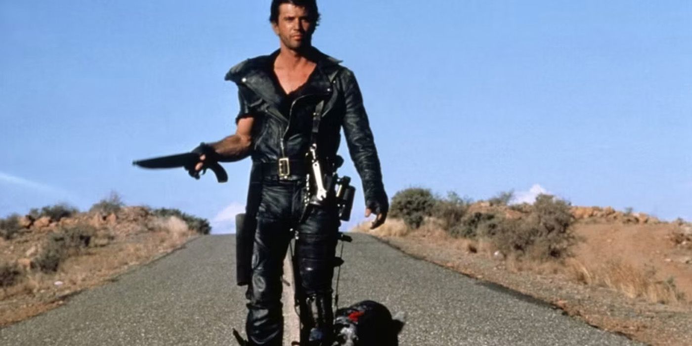 Mad Max with a gun in Road Warrior