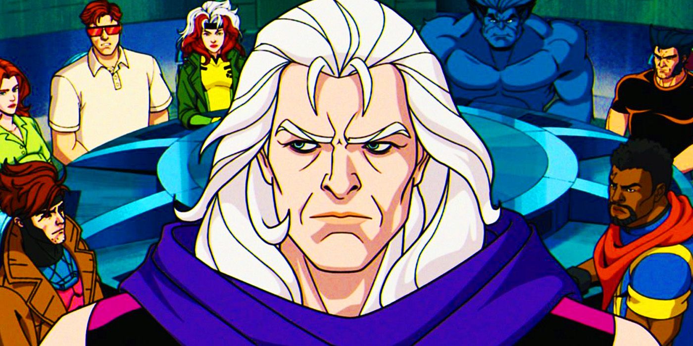 Magneto leading the X-Men in X-Men '97 episode 2