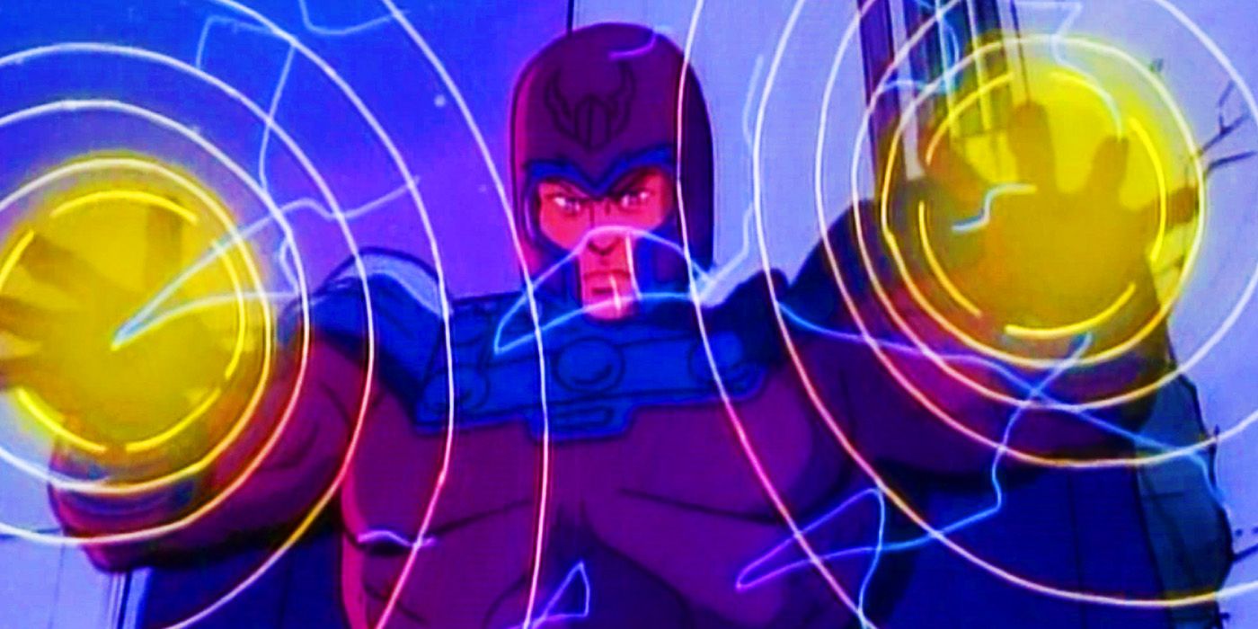 Magneto using his powers in X-Men The Animated Series