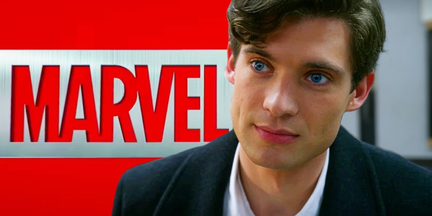 Marvel Studios logo and DCU Superman actor David Corenswet in Netflix's The Politician