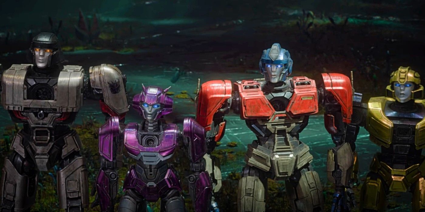 Megatron Elita One Optimus Prime and Bumblebee in Transformers One