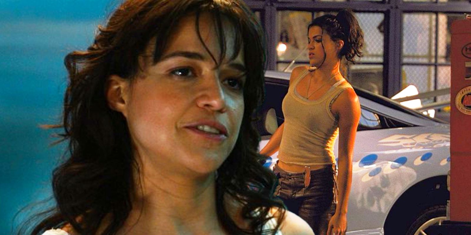 Michelle Rodriguez as Letty in The Fast and the Furious and in Fast X-1