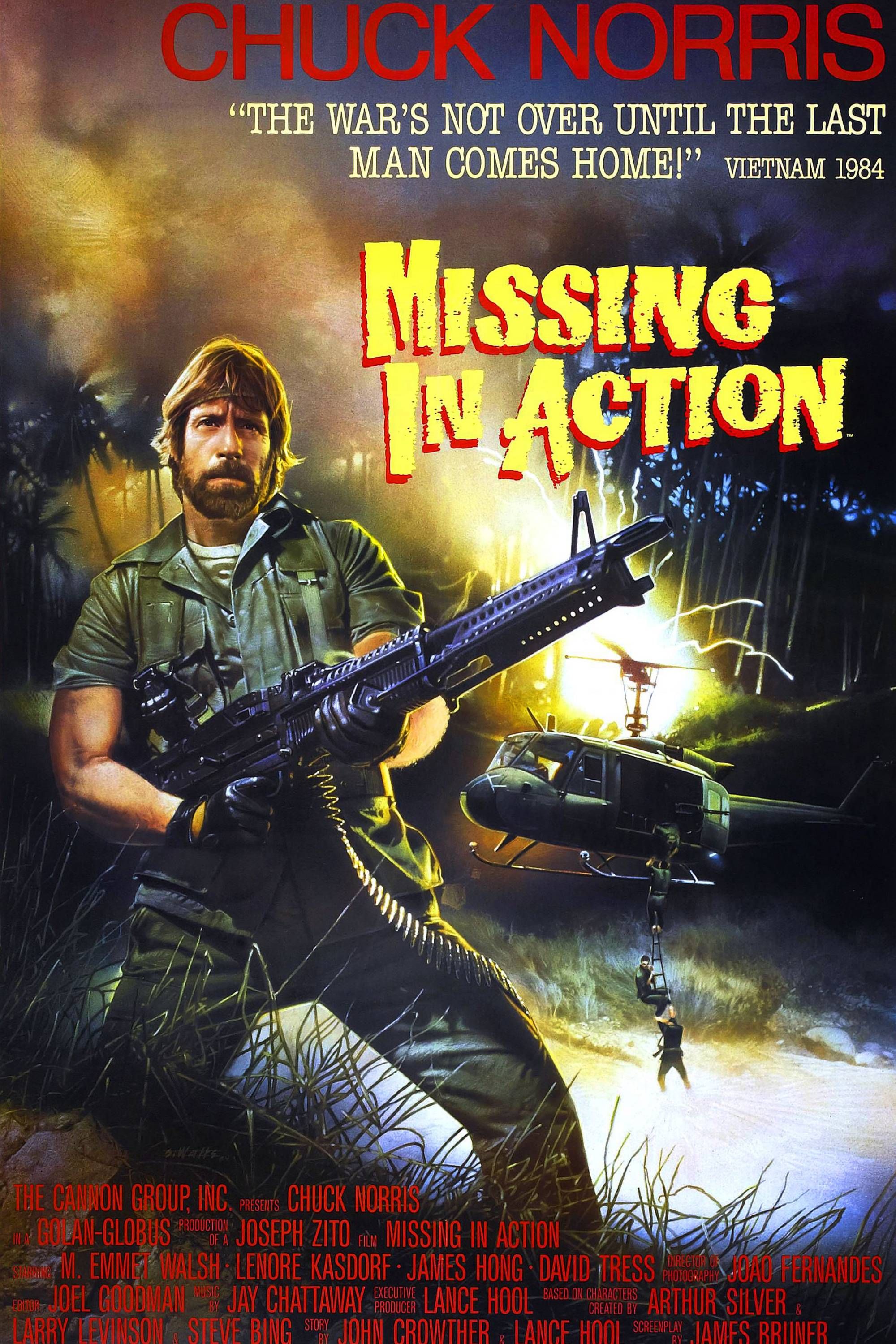 Missing In Action (1984) - poster - chuck norris