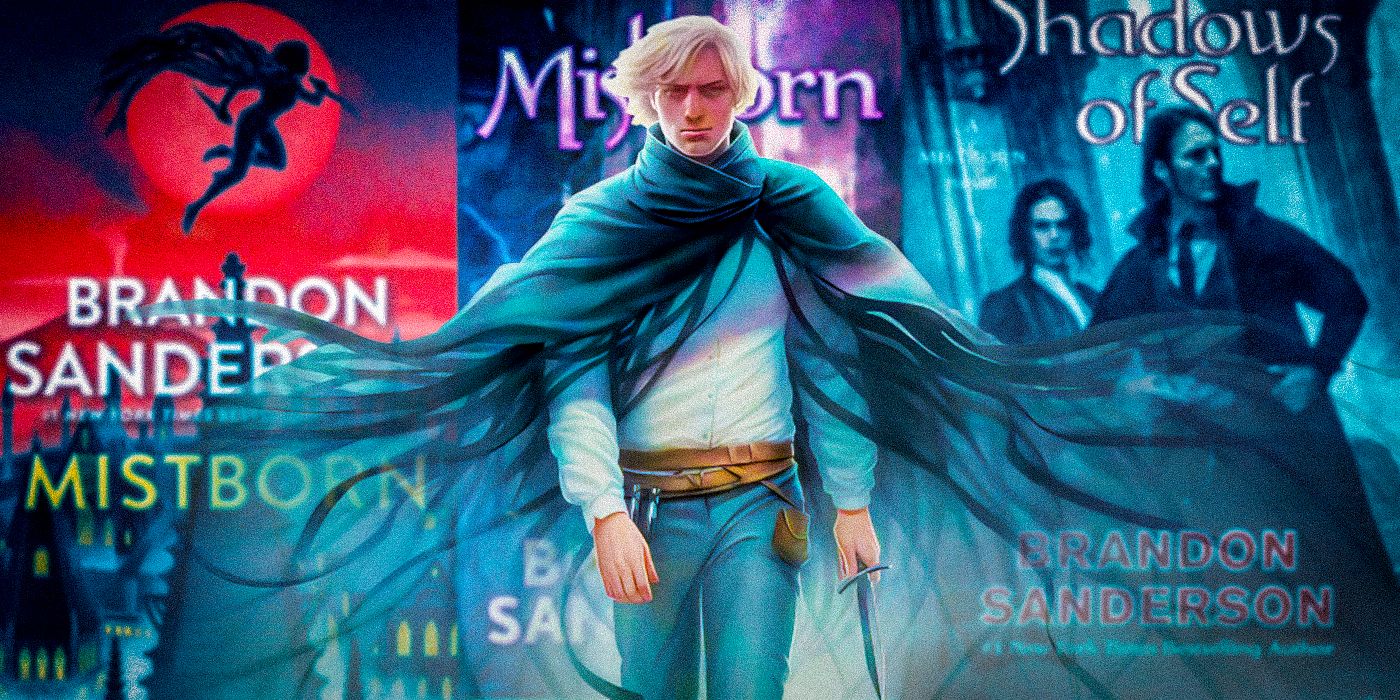 Kelsier and Mistborn book covers