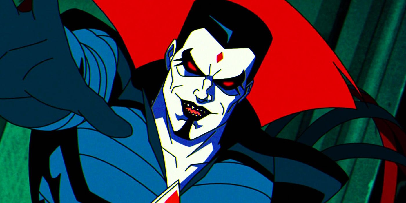 Senhor Sinistro atacando os X-Men em seu laboratório no episódio 3 de X-Men '97