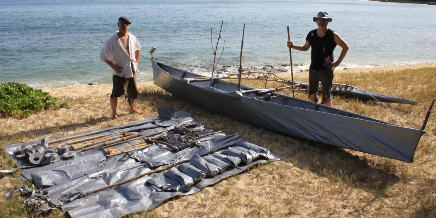 A boat made of Duct Tape in Mythbusters