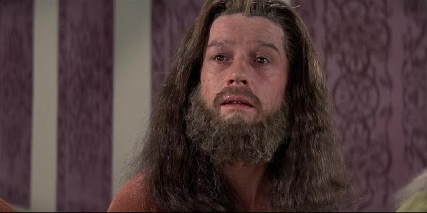 John Hurt as Jesus in History of the World Part I