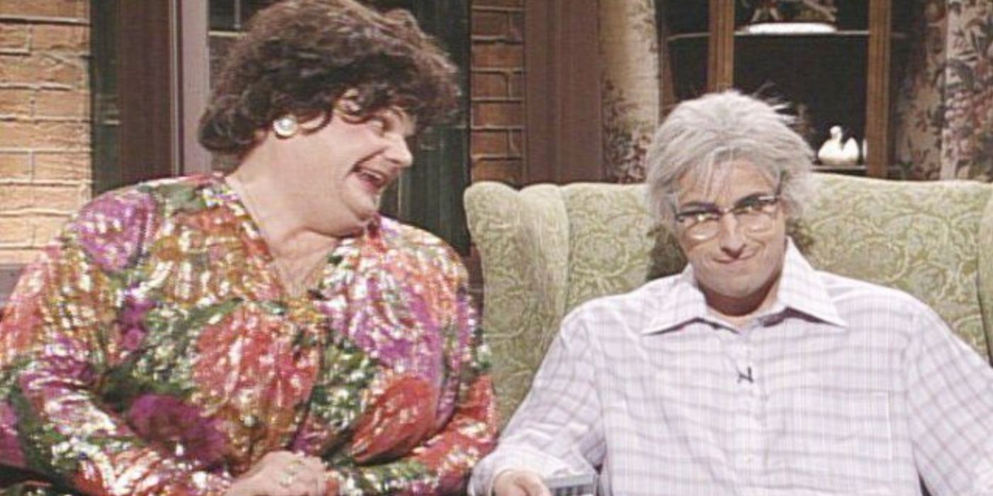 Chris Farley e Adam Sandler como Hank e Beverly no Saturday Night Live