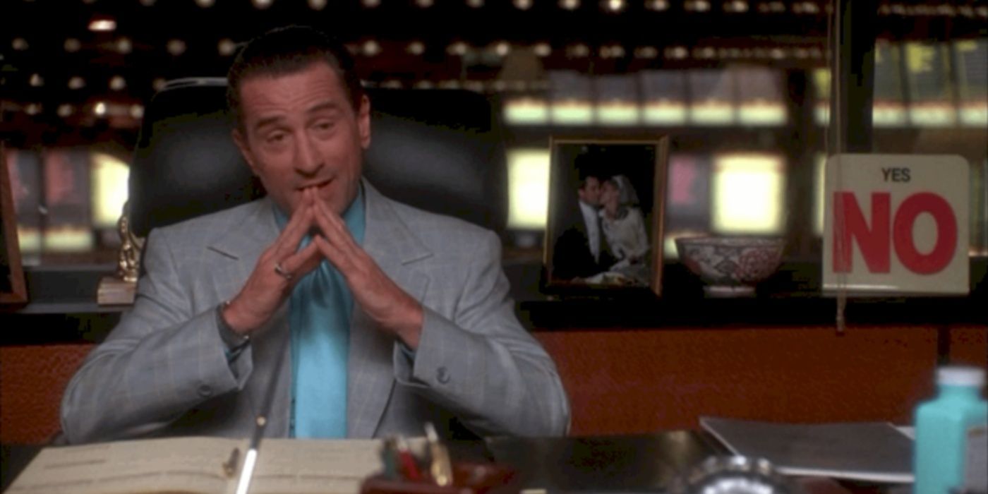 Ace (Robert De Niro) in a business meeting in Casino