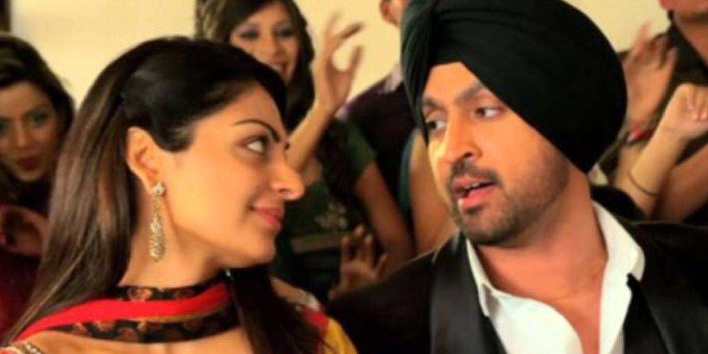 Diljit Dosanjh at a party in Jatt and Juliet