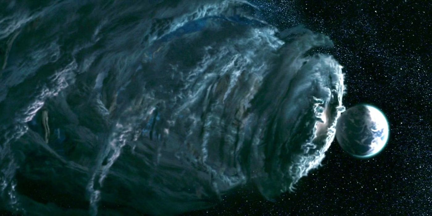 The Galactus Cloud in Fantastic Four: Rise of the Silver Surfer