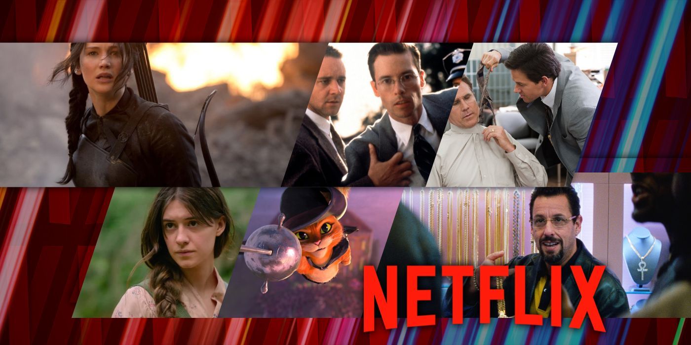 Collage of Movies and TV shows arriving on Netflix in May 2024