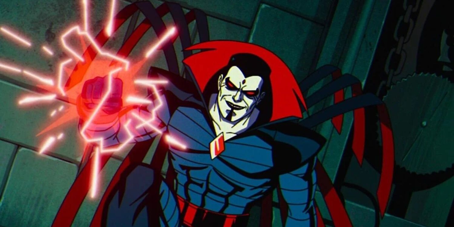 Mr. Sinister fighting the X-Men in X-Men '97