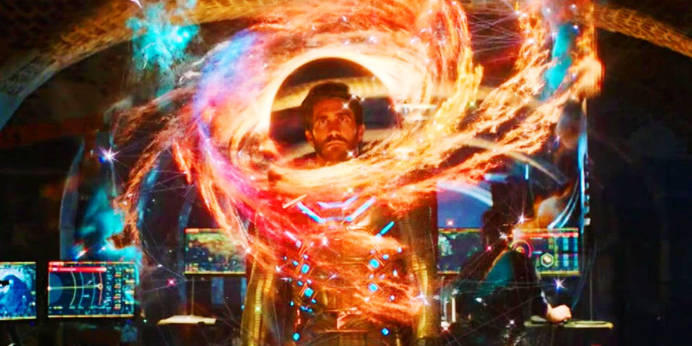 Mysterio spinning his lies in Spider-Man Far From Home
