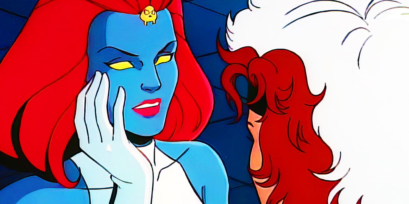 Mystique e Rogue conversando em X-Men The Animated Series