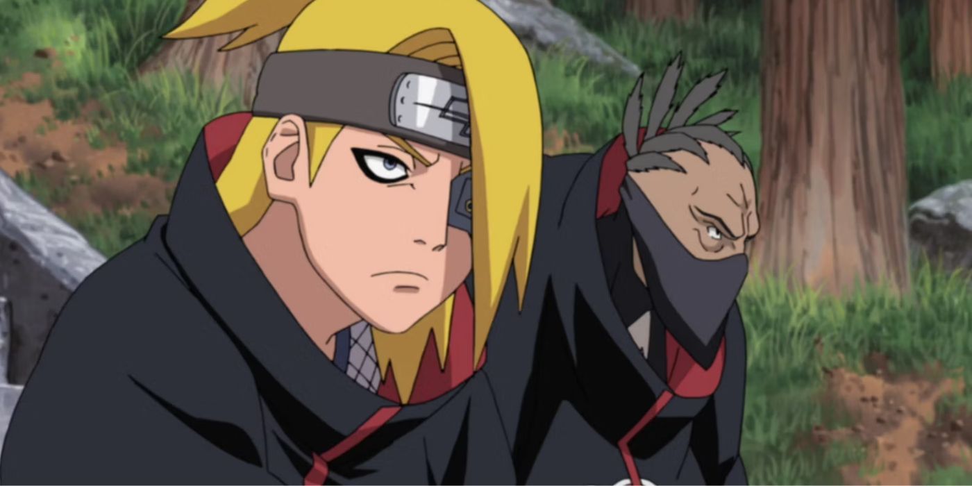 Deidara e Sasori em Naruto Shippuden