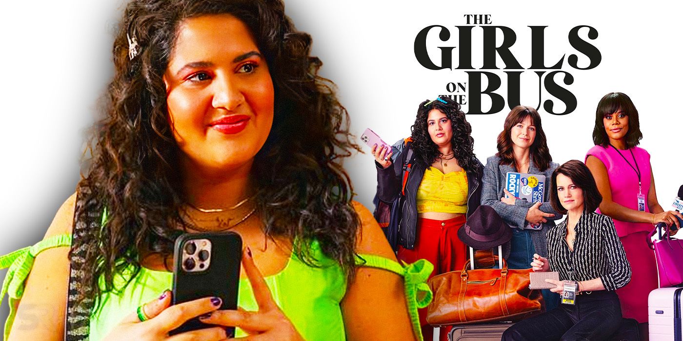 Edited Image of Natasha Behnam from Girls on the Bus episode 7 interview