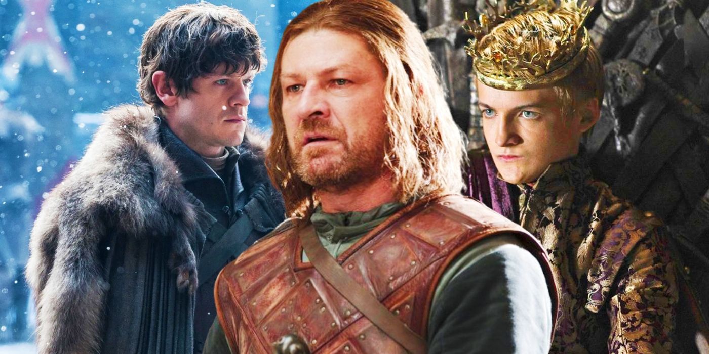 Ned Stark Ramsay Bolton and Joffrey Baratheon in Game of Thrones