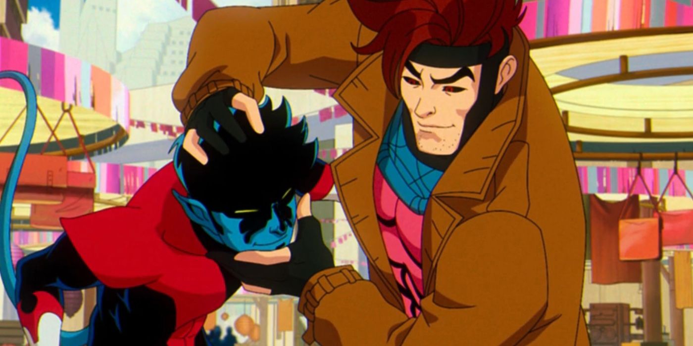 Noturno e Gambit em X-Men '97