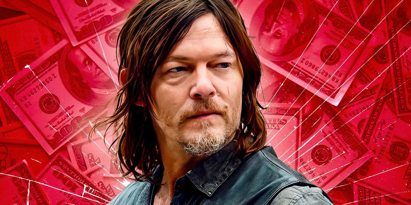 Uma imagem personalizada de Norman Reedus como Daryl Dixon de The Walking Dead.