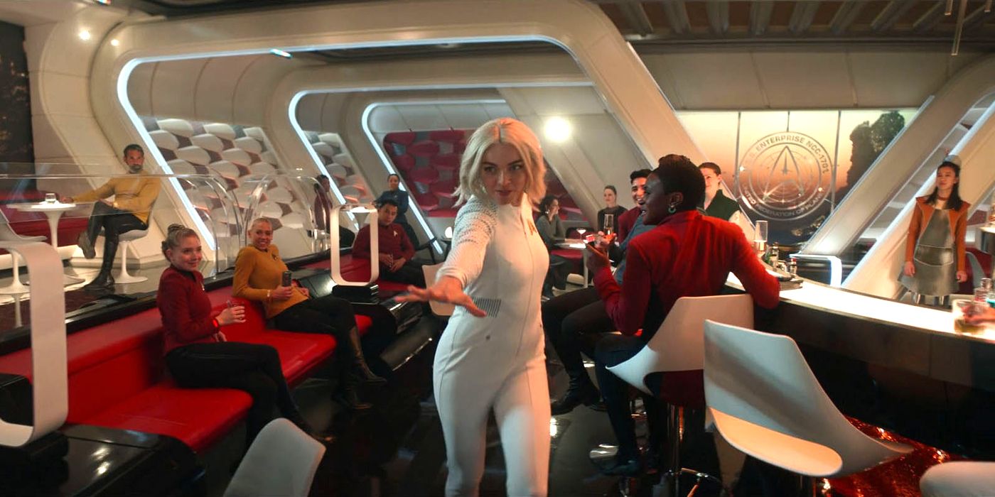 Nurse Chapel in her dance number in Star Trek Strange New Worlds musical
