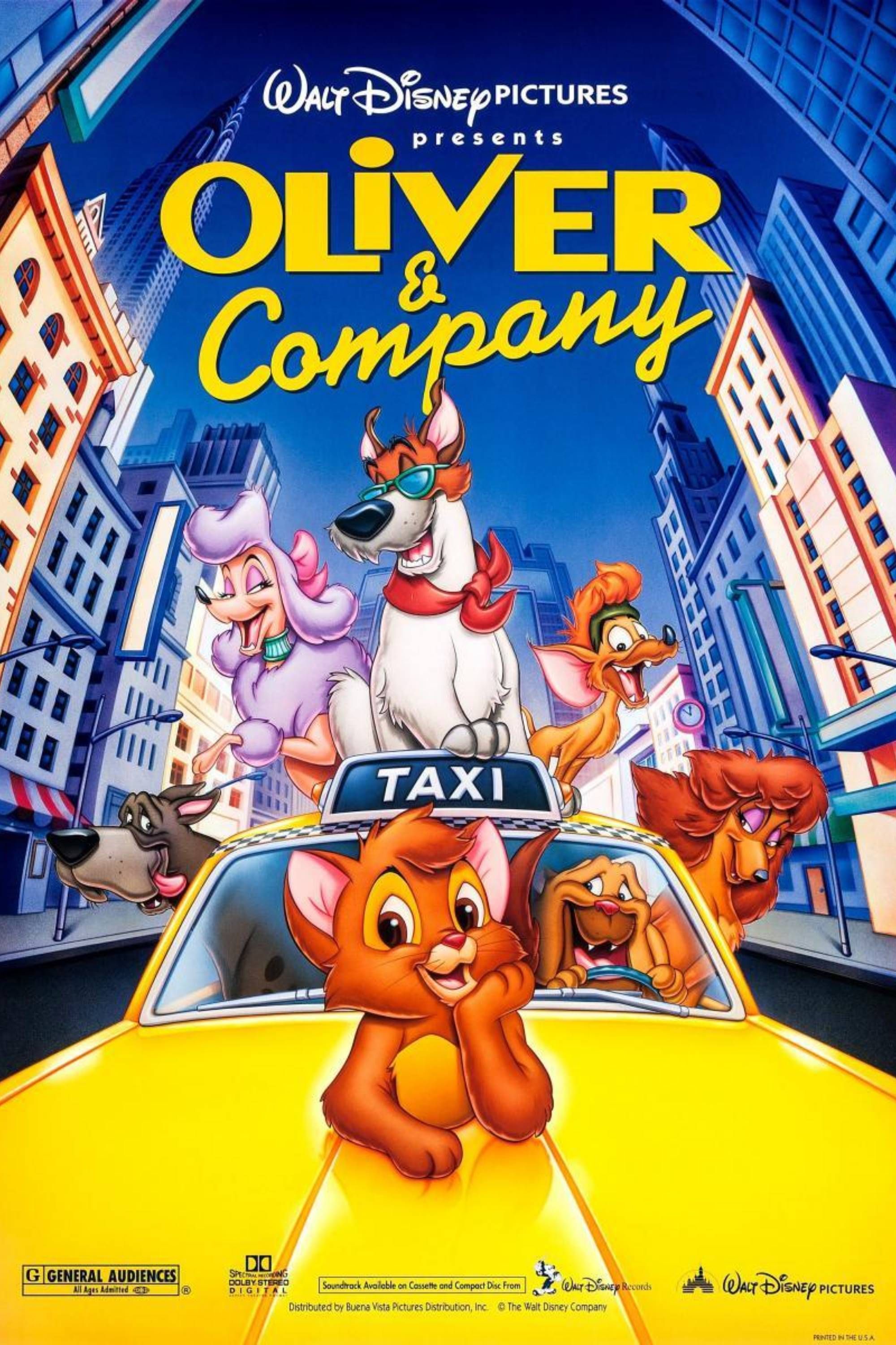 Oliver and Company (1988) - Poster