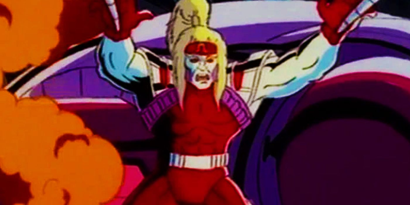 Omega Red com fumaça em X-Men The Animated Series