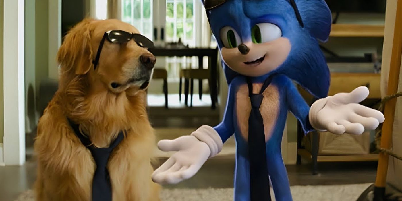 Ozzy the Dog y Sonic the Hedgehog usan gafas de sol