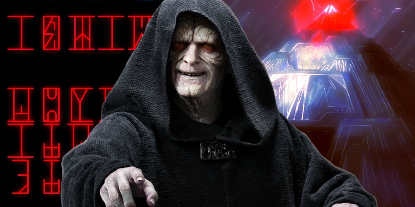 Palpatine and Sith Language with Malachor Temple